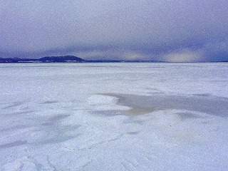 サロマ湖も厳寒期になったようです。